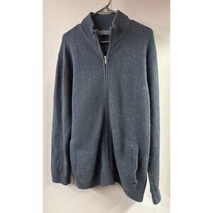 Brooks Brothers Full-Zip Italian  extra fine Wool Sweater - Mens Size XL